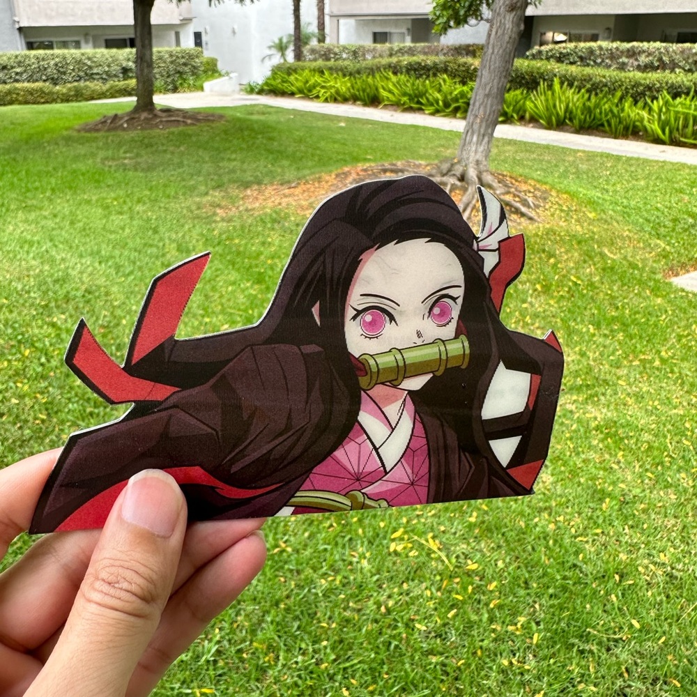 Demon Slayer Nezuko Anime Car Decal 3D Sticker